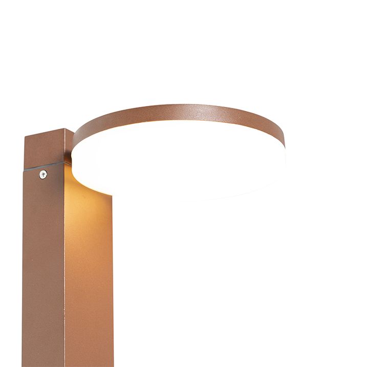 Stojaca vonkajšia lampa hrdzavohnedá 80 cm vrátane LED IP44 - Esmee