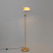 Klasická-stojací-lampa-notáře-bronzová-s-jantarovým-sklem---Banker
