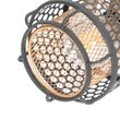 Plafón-de-diseño-negro-con-dorado-3-luces-redondo---Noud