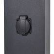Moderna-spoljna-podna-lampa-crna-80cm-sa-utičnicom-IP44---Charlois