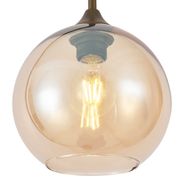 Art-Deco-vloerlamp-donker-brons-met-amber-glas---Sandra