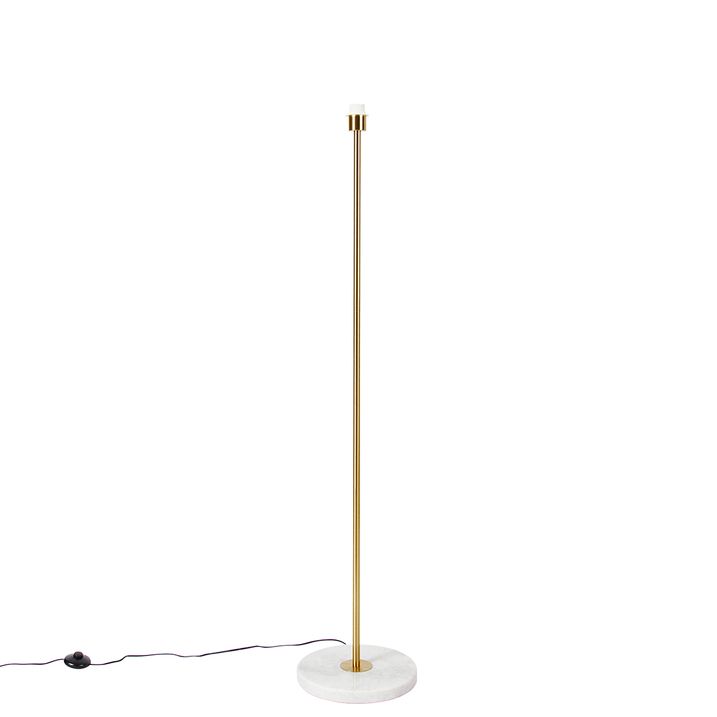 Modern golvlampa mässing - Kaso