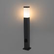 Soketli-80-cm-koyu-gri-dış-mekan-lambası-IP44---Malios