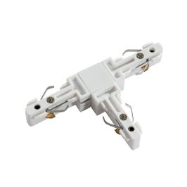 T-Connector White 1-Phase - Slimline