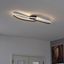 Designerska-lampa-sufitowa-czarna-100-cm-z-LED-z-3-stopniową-regulacją-ściemniania-2-źródła-światła---Pepe