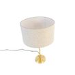 Lampă-de-masă-aurie-reglabilă-cu-abajur-gri-deschis-35-cm---Parte