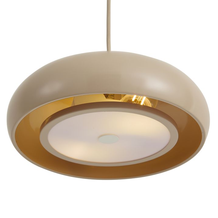 Retro rippvalgusti taupe metallvarjuga 2-valgusti - Macaron