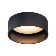 Moderné-stropné-svietidlo-čierne-transparentné-40-cm-vrátane-LED-3-krokové-stmievateľné---Sue