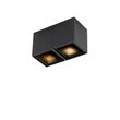 Spot-design-noir-2-lumières---Qubo-Honey
