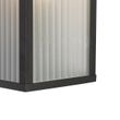 Zidna-lampa-za-spoljašnju-upotrebu-crna-sa-rebrastim-staklom-IP44---Charlois
