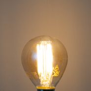 Set-of-5-E14-LED-Bulbs-G45-Gold-2W-180-lm-2100K