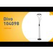 Moderní-stojací-lampa-černá-s lampou-na-čtení-vč.-LED-a stmívače---Divo