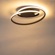 Plafoniera-di-design-nera-con-LED-dimmerabile-a-3-livelli---Krula