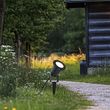 Moderner-Gartenstrahler-schwarz-inkl.-LED-verstellbar-mit-Kabel-und-Stecker-250cm-IP65---Basic