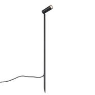 Faretto-nero-80-cm-con-LED-regolabile-IP65-con-cavo-e-spina---Carl