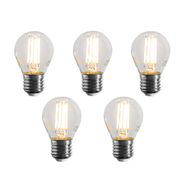 Set-od-5-E27-Zatamnjivih-LED-Filament-Sijalica-G45-Prozirne-4W-470-lm-2700K