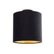 Stropní-lampa-s-černým-a-zlatým-sametovým-stínítkem-25-cm---Combi-Black
