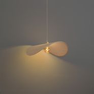 Moderne-Pendelleuchte-Beige-65-cm---Hat