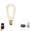 Pametna-LED-žarulja-E27-ST64-zlatna-7W-806lm-1800-3000K