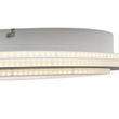 Designerska-lampa-sufitowa-biała-z-ciemnoszarym-organicznym-kształtem-z-LED-z-możliwością-ściemniania---Taylor