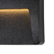 Set-mit-6-schwarzen-quadratischen-Außenwandleuchten-inkl.-LED-IP65---Gem