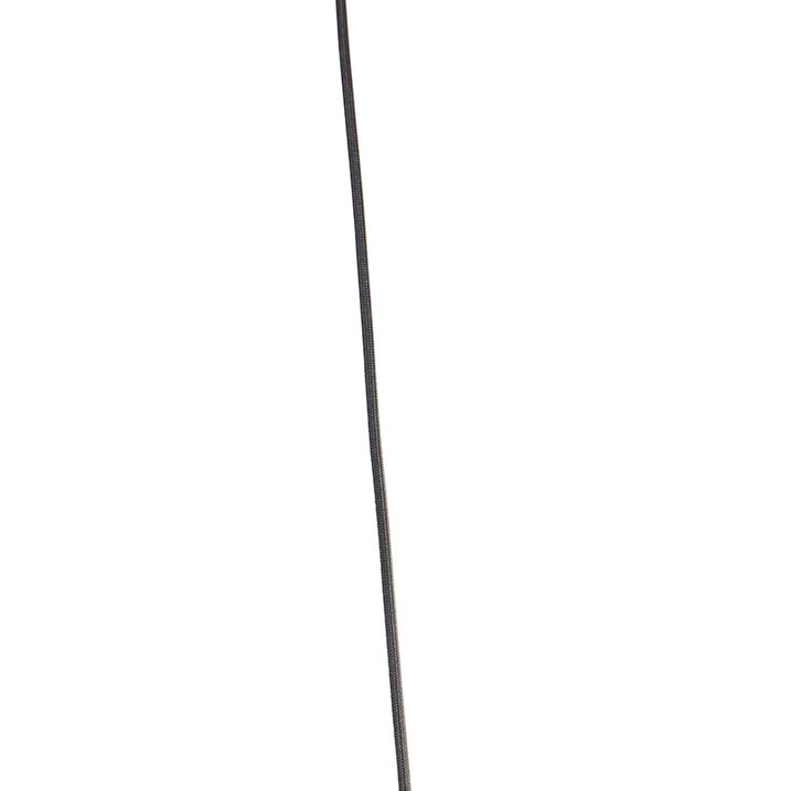 Dizajnerska viseča svetilka črna sfera 45cm - Corda