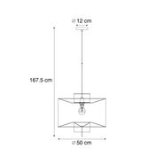 Japandi-Pendant-Lamp-Black-with-White-Linen-Shade-50cm---Rieu