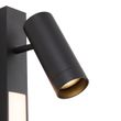 Jackle-Smart-Wall-Spot:-Black,-Tiltable,-Wi-Fi-GU10-Included