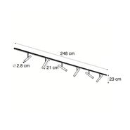 Modern-Track-Lighting-System-White-with-6-Spotlights-White-1-Phase---Slimline-Avery