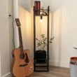 Industriell-golvlampa-svart---Cage-Rack