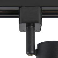 Modernas-sliežu-sistēma-ar-8-melnām-prožektoru-lampām,-1-fāze,-ovāla,-200-cm---Iconic-Jeana