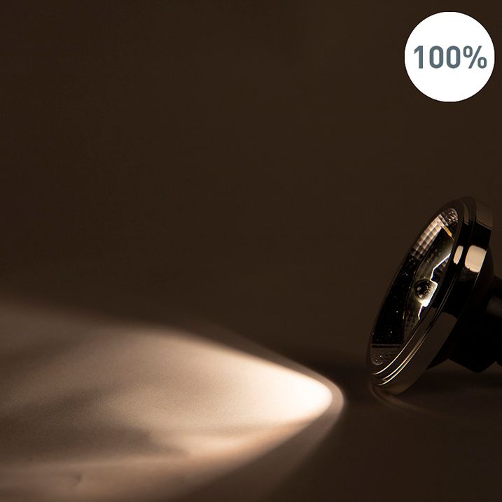 Komplet 5 LED žarnic AR111 GU10 11W 2000K-3000K Zatemnitev do tople