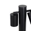 Lampă-de-exterior-cu-picior-negru-80-cm-IP44-reglabilă-2-lumini---Duo