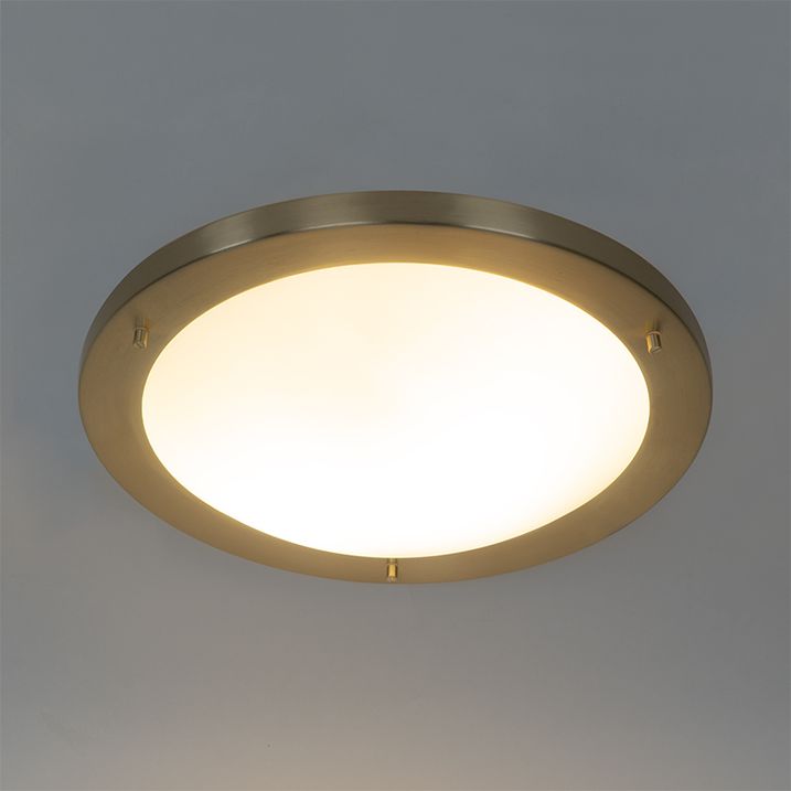 Plafoniera moderna oro 41 cm IP44 - Yuma