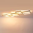 Plafonska-lampa-zlatna-sa-uključenim-LED-3-stepenim-dimerom-5-svetala---Lejo