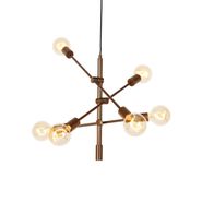 Lámpara-colgante-industrial-bronce-oscuro-6-luces---Sydney
