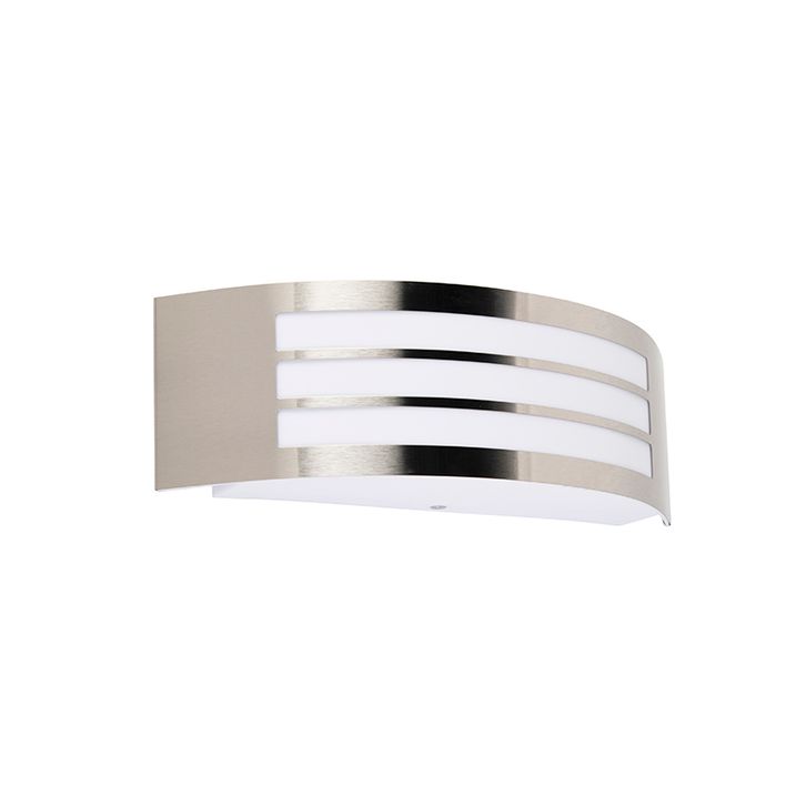 Moderná nástenná lampa z nehrdzavejúcej ocele IP44 - Sapphire Deluxe
