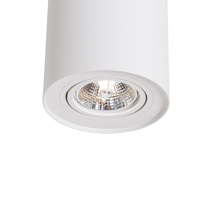 Modern Ceiling Spotlight White Rotatable and Tiltable AR70 - Rondoo Up