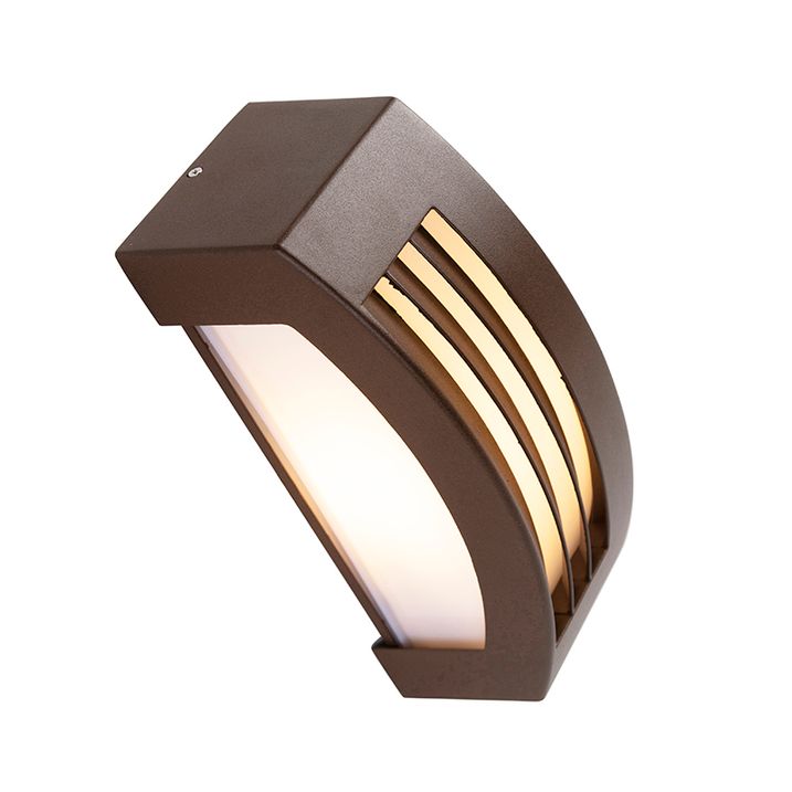 Moderná nástenná lampa hrdzavohnedá IP44 - Hurricane 1