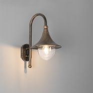 Lampada-da-parete-per-esterni-classica-oro-antico-IP44---Daphne
