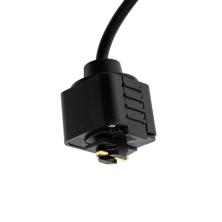 Napájací zdroj s okrúhlou montážnou doskou pre 1-fázovú koľajnicu čierny - Iconic
