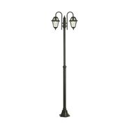 Lanterna-da-esterno-classica-verde-scuro-235-cm-2-luci-IP44---Berta