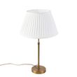 Bronzas-galda-lampa-ar-krokoto-abažūru-baltā-krāsā-35-cm---Parte