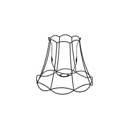 Abajur metalic negru 30/26 - Granny Frame