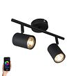 Foco-Inteligente-Preto-Ajustável-Incl.-2-WiFi-GU10---Jeana