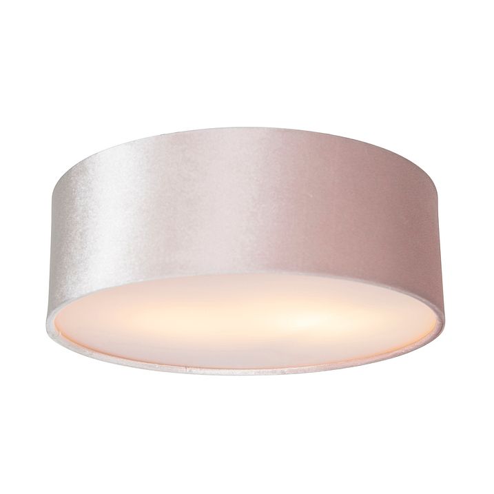 Moderna plafonska lampa roze 30 cm sa zlatnim enterijerom - Bubanj