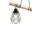 Landelijke-hanglamp-zwart-met-hout-3-lichts---Dami-Frame
