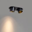 Spot-encastré-arrondi-métal-canon-de-fusil-GU10-70-mm-inclinable-2-lumières---Installa