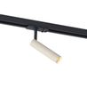 Modern Spotlight Beige with Black for Track System 1-Phase - Iconic Ivy