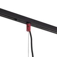 Candeeiro-Pendente-de-Design-Vermelho-para-Sistema-de-Calha-Monofásico---Slimline-Sara